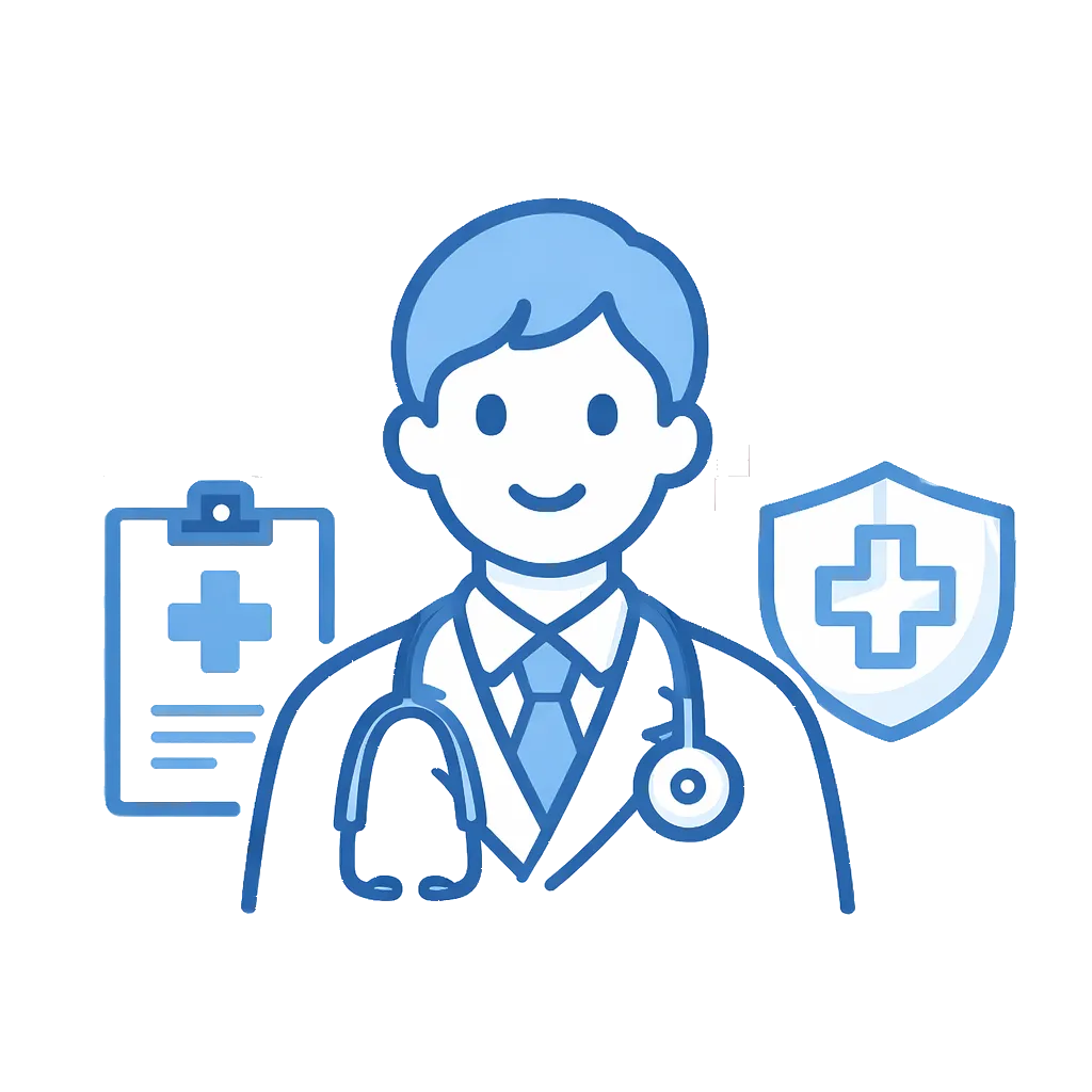 精神科医による対応のアイコン